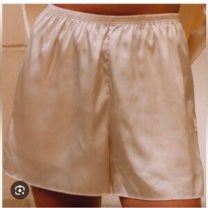 Daily Drills Champagne Silk Shorts